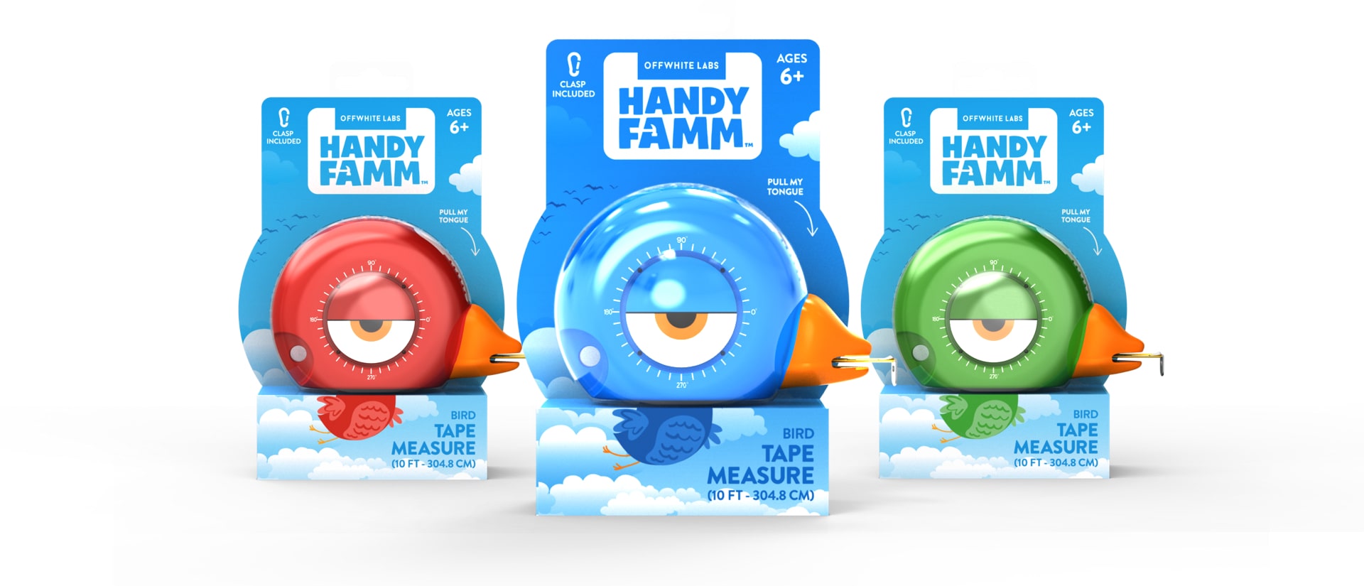 Handy Famm Fun Kids Pink Bird Tape Measure – HandyFamm